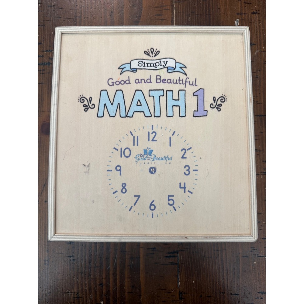 The Good and the Beautiful Simply Math 1 Boxed Manipulatives Set Kids Homeschool